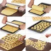 COOKIE CUTTING SHEET FOR CRESCENT-SHAPED ROLLS