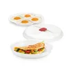 DISH FOR OMELETTES AND EGGS