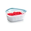 FREEZER CONTAINER WITH BASKET