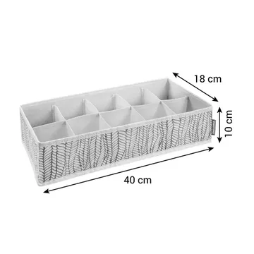 CLOSET ORGANISER BOX FOR SOCKS AND UNDERWEAR, 10 compartments