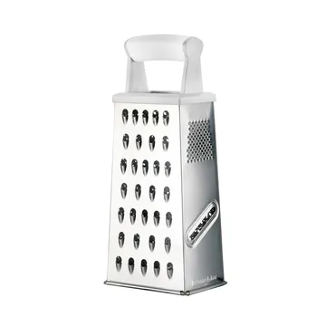 GRATER 4 SIDES, WITH PLASTIC HANDLE