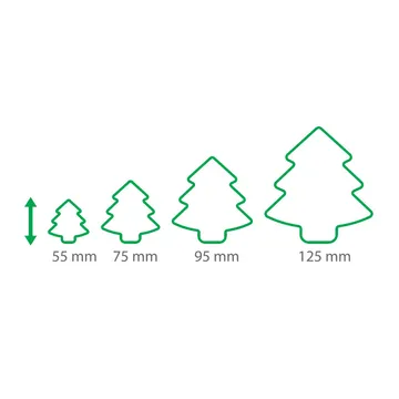 DOUBLE-SIDED COOKIE CUTTERS, TREE