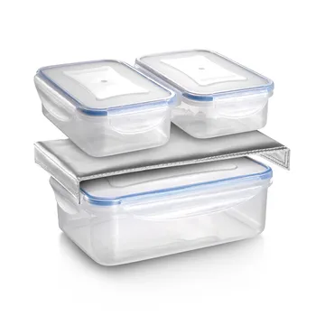 THERMAL-INSULATING LUNCH BAG WITH 3 CONTAINERS