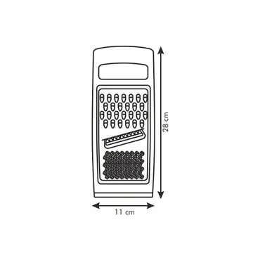 FLAT GRATER, COMBINED