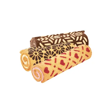 STENCILS FOR DECORATED ROLL CAKES