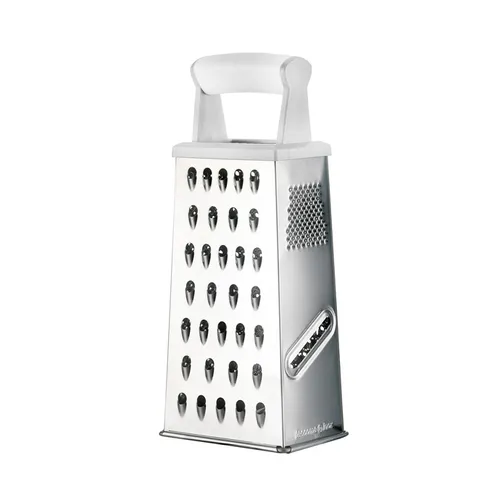GRATER 4 SIDES, WITH PLASTIC HANDLE