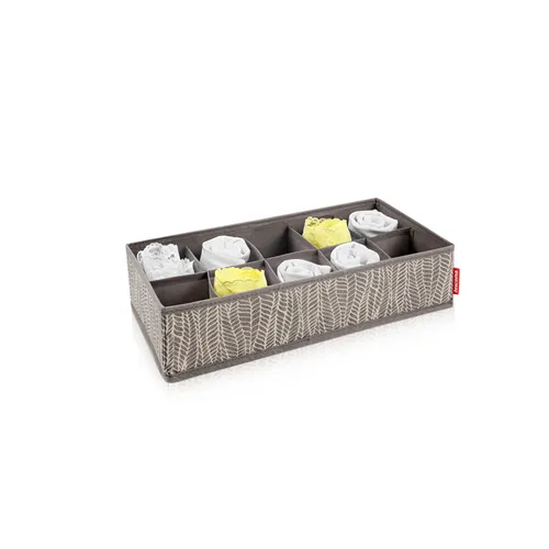 CLOSET ORGANISER BOX FOR SOCKS AND UNDERWEAR, 10 compartments