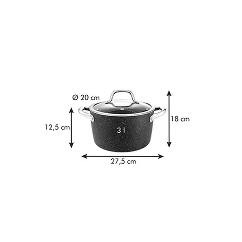 DEEP POT WITH COVER
