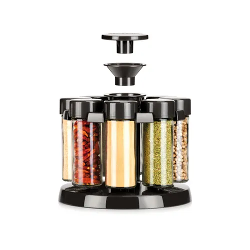 SPICE JARS IN ROTATING STAND