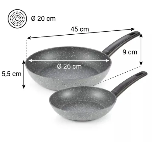 FRYING PANS 20 and 26 cm