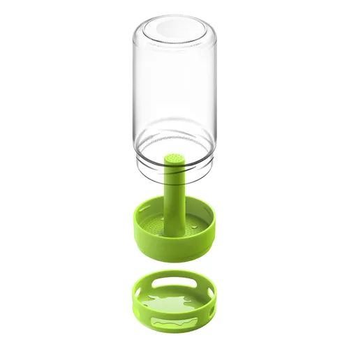 GLASS SPROUTING JAR
