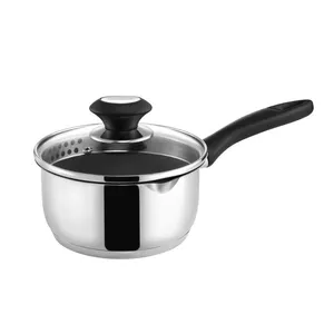 SAUCEPAN WITH NON-STICK COATING AND COVER