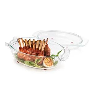 OVAL ROASTER WITH LID
