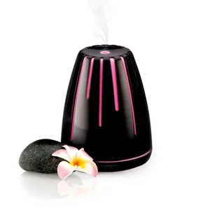 ULTRASONIC AROMA LAMP, LAVA, BLACK