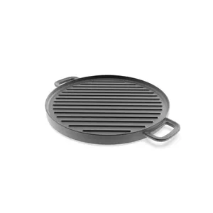 CAST-IRON DOUBLE-SIDED GRILLING PAN