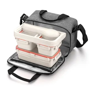 LUNCHBOX SET WITH THERMAL INSULATING BAG