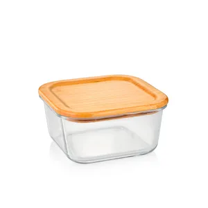 CONTENITORE IN VETRO QUADRATO