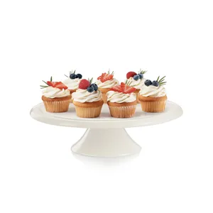 CAKE SERVING TRAY, PORCELAIN